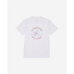 Converse Floral Chuck Taylor All Star Patch Short Sleeve T-Shirt White