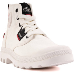 Palladium Pampa Hi Patch Star White