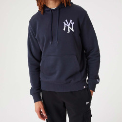 NEW ERA New York Yankees MLB Drip Logo Navy Pullover Hoodie Blue