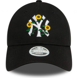 Dámska šiltovka New Era 940W MLB New York Yankees Floral Black 9FORTY Adjustable Cap čierna