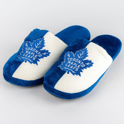 FOCO Toronto Maple Leafs - NHL - Mens Team Stripe Slipper - Navy/White