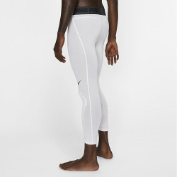 Nike Pro Men'S 3/4 Basketball Tights White
