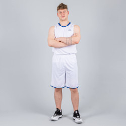 Basketbalová súprava (dres + trenírky) Peak Basketball Uniform set bielo/modrá