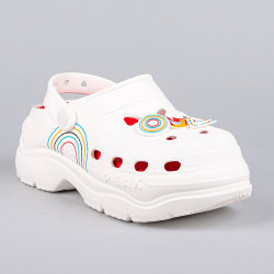 Dámske sandále PEAK Taichi Clogs Jolly Paris Olympic WHITE/RED