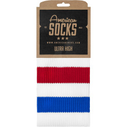American Socks Ponožky American Pride Ultra High White
