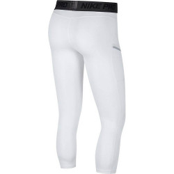 Nike Pro Men'S 3/4 Basketball Tights White