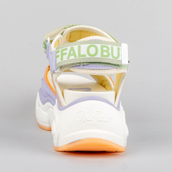 Buffalo Sandal Platform Binary 0 Lavender Multi