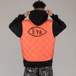 Grimey Wear The Toughest Quilted Vest Orange