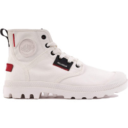 Palladium Pampa Hi Patch Star White