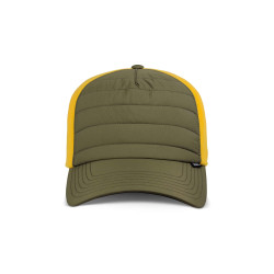 DJINN'S Trucker Cap HFT Puffy Nylon olive/yellow