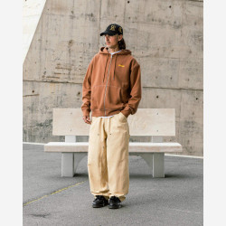 Jacker Gothica Zipped Jacket Brown