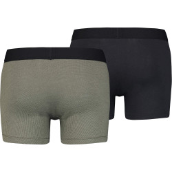 Levis Men Optical Illusion Boxer Brief Organic Co Green Combo
