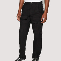 Sean John SJ Script Logo Mulitpocket Cargopants - black