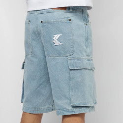 Karl Kani KK Retro Cargo Shorts light blue