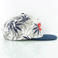 Kreem smoke more weed snapback cap light grey