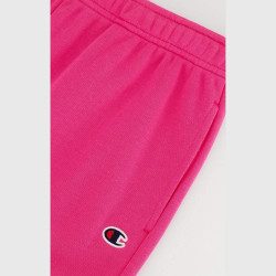 Champion Wmns Knitted Champion Logo Elastic Cuff Pants Pink
