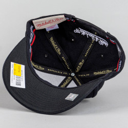 Šiltovka Mitchell & Ness snapback Brooklyn Nets Team Logo High Crown Red čierna