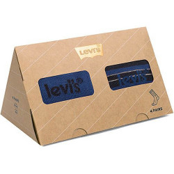 Levis Giftbox Reg Cut Stripe 4P Blue Combo