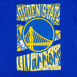 OUTER STUFF NBA COURT CULTURE SS TEE GOLDEN STATE WARRIORS ROYAL