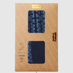 Levis Giftbox Reg Cut Denim Logo 4P Blue Combo