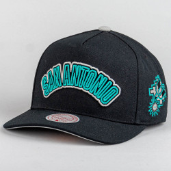 Šiltovka Mitchell & Ness NBA Class Act Pro Snapback San Antonio Spurs čierna