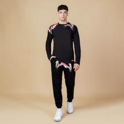 Sprayground Smooth Front Pants Black