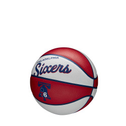 Wilson NBA Team Retro Mini Basketball Philadelphia 76Ers (sz. 3)