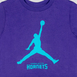 Jordan Nba Nk Essential Jordan Ss Tee - 8-20 Charlotte Hornets Purple