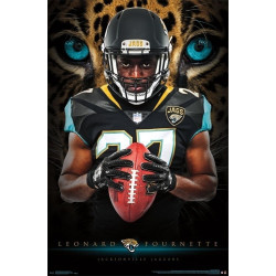 NFL Poster Jacksonville Jaguars Leonard Fournette