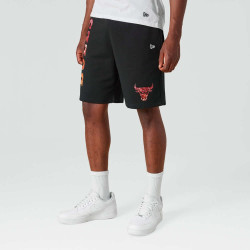 NEW ERA kraťasy NBA Team color wtr print short CHICAGO BULLS Black
