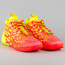 Basketbalové tenisky Puma LaMello Ball MB.04 LOVE Pink Alert/Yellow Alert