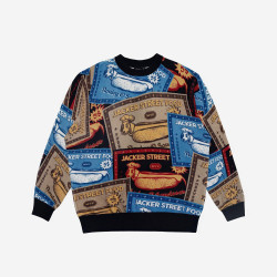 Jacker Hot Doggy Knit Crewneck Aop