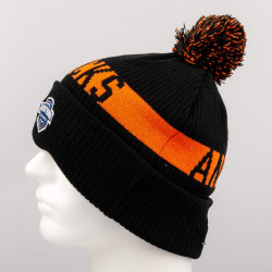 Fanatics NHL Fundamental Beanie Cuff with Pom Anaheim Ducks Black/Dark Orange