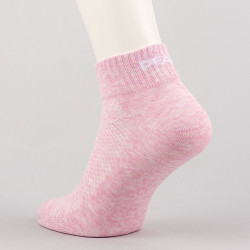 Peak Mideum Cut Socks Pink