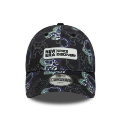 Detská šiltovka New Era Space All Over Print Black 9FORTY CHILD Adjustable Cap čierna