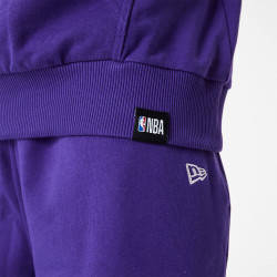 New Era NBA LA Lakers NBA Logo Purple Pullover Hoodie Purple