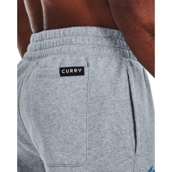 Under Armour Men's Curry Fleece Sweatpants Harbor Blue Full Heather / Blue Circuit