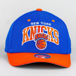 Šiltovka Mitchell & Ness New York Knicks Team Arch Snapback modrá/oranžová