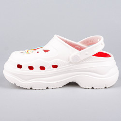 Dámske sandále PEAK Taichi Clogs Jolly Paris Olympic WHITE/RED