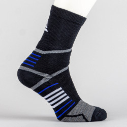 Basketbalové ponožky PEAK Basketball Socks čierno-sivé