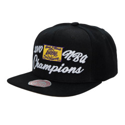 Mitchell & Ness NBA 10 NBA CHAMPS SNAPBACK HWC LOS ANGELES LAKERS Black