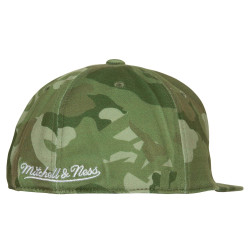Mitchell & Ness Tonal Camo Stretch Fitted HWC Los Angeles Lakers Green