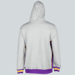 Mitchell & Ness NBA Pinnacle Heavyweight Fleece Hoody UTAH JAZZ GREY HEATHER / PURPLE