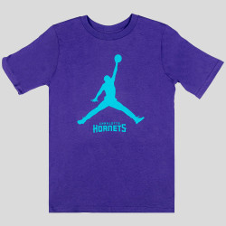 Jordan Nba Nk Essential Jordan Ss Tee - 8-20 Charlotte Hornets Purple