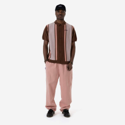 Jacker Granpa Cardigan Shirt Brown