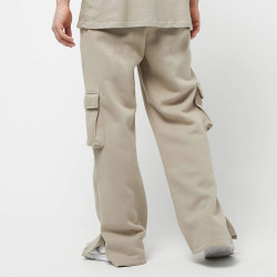 Sean John SJ Script Logo Peached Slit Sweatpants - sand