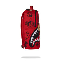 Batoh Sprayground Diablo Big Mean Bite Backpack Red