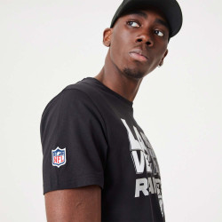 NEW ERA Las Vegas Raiders NFL Gradient Wordmark Black T-Shirt Black