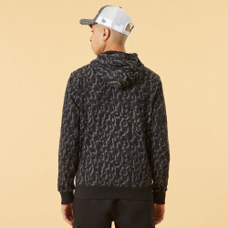 NEW ERA mikina NBA Seasonal aop hoody CHICAGO BULLS Grey