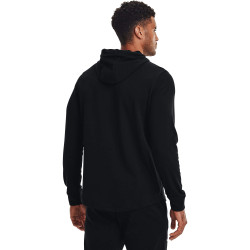 Under Armour Men's UA Rival Terry Logo Hoodie Black / Onyx White